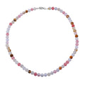 Multi Color Quartz 108.00 ctw Necklace in Sterling Silver 18 Inches - Sticky add to cart bar