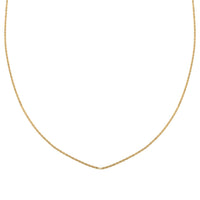 10K Yellow Gold 1mm Mariner Chain Necklace 20 Inches 1 Grams