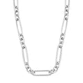 Italian Sterling Silver Oval Link Necklace 18 Inches 14.55 Grams - Sticky add to cart bar
