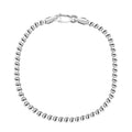 Italian Sterling Silver Beaded Bracelet (7.00 In) (4.95 g) - Sticky add to cart bar