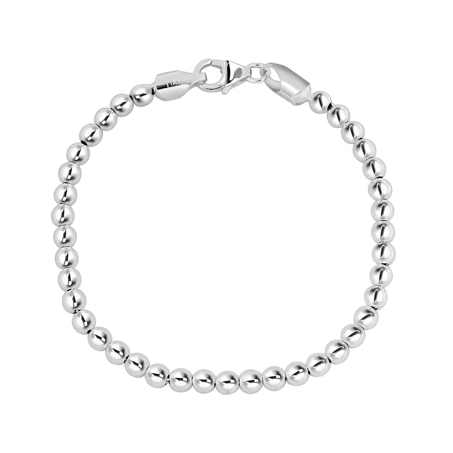 Italian Sterling Silver Bracelet (7.00 In) (7.50 g)