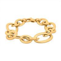 Italian Sterling Silver Oval Link Bracelet (7.50 In) (18.50 g)