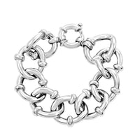 Italian Sterling Silver Bracelet (7.50 In) (48.20 g)