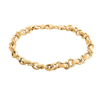 Gemella Italian 10K Yellow Gold Chain Bracelet (7.50 In) 3.80 Grams