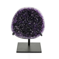 Amethyst with Removable Metal Stand -M