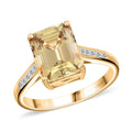 By Tony Diniz Certified & Appraised Luxoro 14K Yellow Gold AAA Turkizite, Diamond (I2) (0.15 cts) Ring (Size 10.0) 4.10 ctw - Sticky add to cart bar