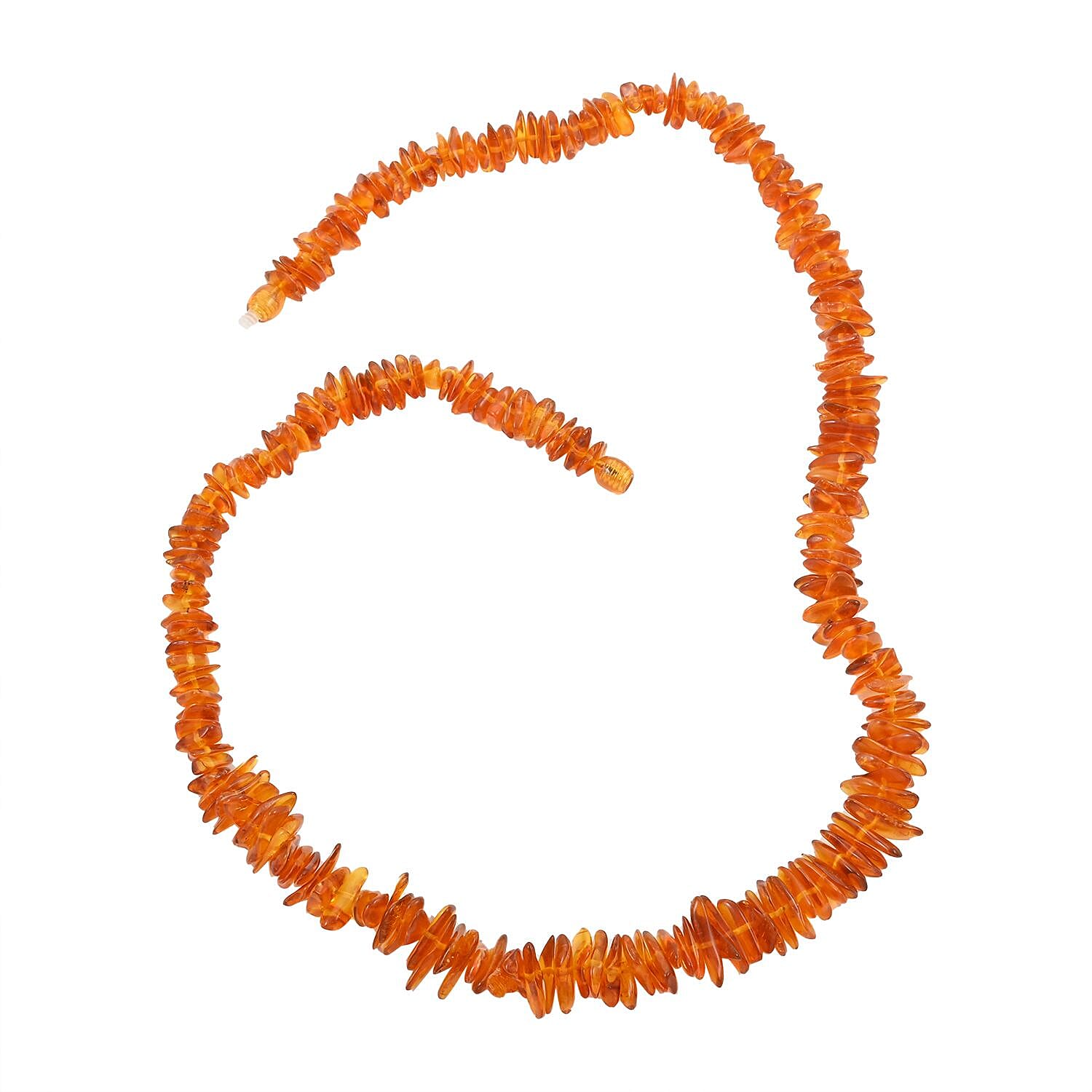 Baltic Amber Beaded Statement Necklace 24 Inches