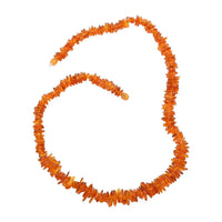 Baltic Amber Beaded Statement Necklace 24 Inches