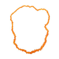 Baltic Amber Flame Beads Necklace 26 Inches