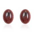 Baltic Amber Oval Stud Earrings in Sterling Silver - Sticky add to cart bar