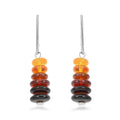 Baltic Amber Sunset Stack Drop Earrings - Sticky add to cart bar