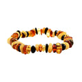 Multi Color Amber Chips Stretch Bracelet - Sticky add to cart bar