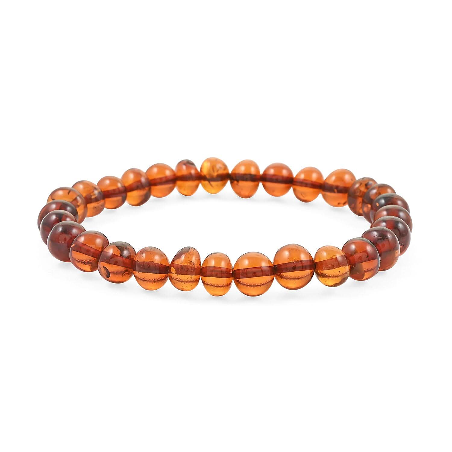 Baltic Amber Stretch Bracelet 72.50 ctw