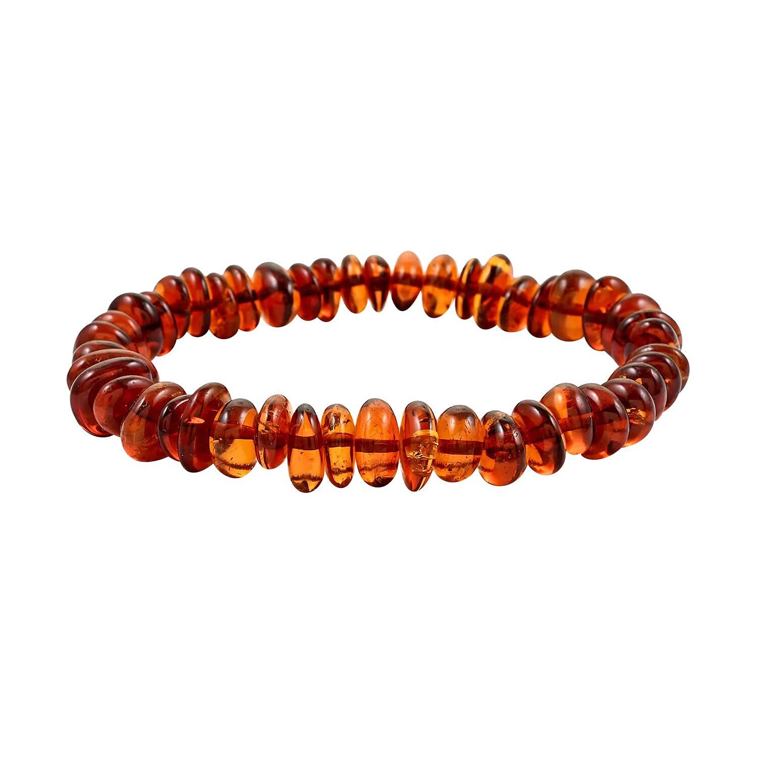 Baltic Amber Stretch Bracelet 105.00 ctw