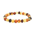 Amber Beaded Stretch Bracelet - Sticky add to cart bar