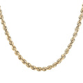 10K Yellow Gold 5mm Rope Chain Necklace 22 Inches 10.60 Grams - Sticky add to cart bar
