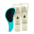 Karma Beauty-Shampoo, Conditioner and Wet Brush (Turquoise) Bundle - Sticky add to cart bar