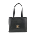 Badgley Mishka Black Vegan Leather Handbag (14"x5"x10.5") - Sticky add to cart bar
