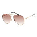 JIMMY CHOO Swarovski Crystal Classic Aviator Sunglasses with Grey Protection Case- Rose Gold Havana - Sticky add to cart bar