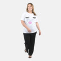 Ankur's Treasure Chest Tamsy 100% Cotton Digital Graphic T-Shirt - Face - S - Sticky add to cart bar