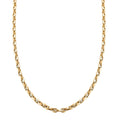 3mm Filk Chain Necklace in 14K Yellow Gold 5.20 Grams 20 Inches - Sticky add to cart bar