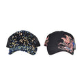 2pcs Set Cotton Embroidered and Polyester Sequin Cap - Sticky add to cart bar