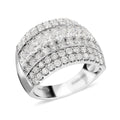 14K White Gold Diamond (G-SI2) Ring 7.20 Grams 3.00 ctw - Sticky add to cart bar