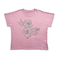 Black Wave Crystal Bejeweled Bat Wing Short Sleeve Shirt - One Size Fits Most - Sticky add to cart bar
