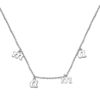 Vermeil YG Over Sterling Silver mama Necklace (18-20 Inches) (12.40 g)