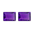 Amethyst Set of 2 (Bgt 7x5 mm) 1.53 ctw Loose Gemstone - Sticky add to cart bar