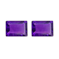 Amethyst Set of 2 (Bgt 7x5 mm) 1.53 ctw Loose Gemstone