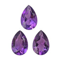Amethyst Set of 3 (Pear 9x6 mm) 3.21 ctw Loose Gemstone - Sticky add to cart bar