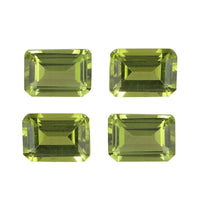 Peridot Set of 4 (Oct 7x5 mm) 3.57 ctw Loose Gemstone