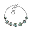 Artisan Crafted Blue Moon Turquoise Bracelet in Sterling Silver (6.50-8.0In) 10.65 ctw - Sticky add to cart bar