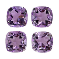 Rose De France Amethyst (Cush 7x7 mm) 5.13 ctw Loose Gemstone