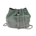 Gradually Change Color Yellow Crystal Bucket Bag (6.7"x4.3"x6.7") with Stainless Steel Strap - Sticky add to cart bar