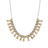 TLV African Amethyst Necklace (18 Inches) in Platinum Over Sterling Silver 14.50 ctw