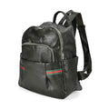 Burgundy Faux Leather Multi Pocket Backpack (10"x5"x13.4") - Sticky add to cart bar