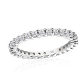 10K Yellow Gold Moissanite Eternity Band Ring (Size 10.0) 0.85 ctw - Sticky add to cart bar