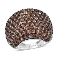 Artisan Crafted Jenipapo Andalusite Ring in Sterling Silver (Size 10) 10.40 ctw