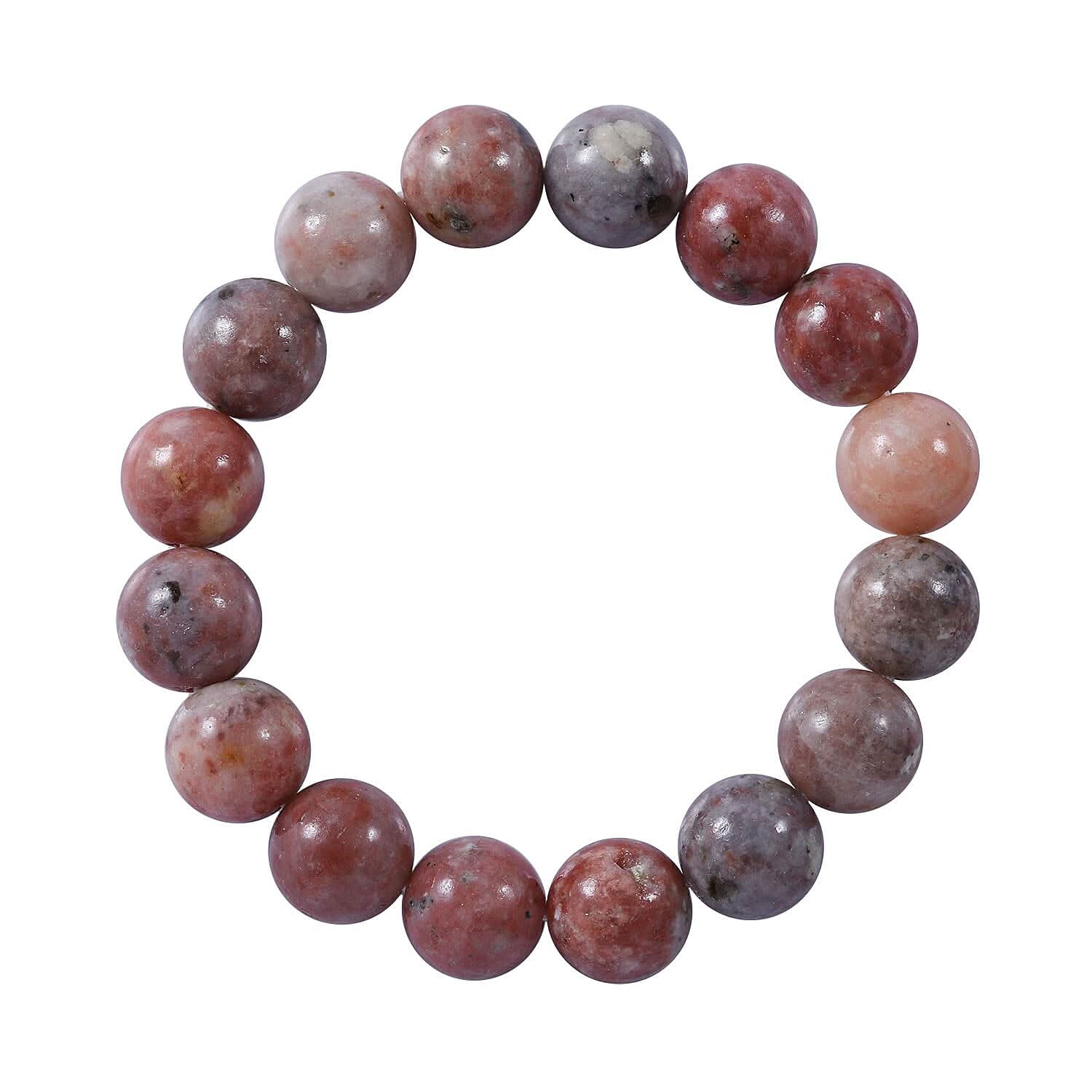 Multi Color Jasper Beaded Stretch Bracelet 200.00 ctw