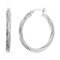 Hoop Earrings in Sterling Silver 3.05 Grams - Sticky add to cart bar