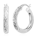 Sterling Silver Hoop Earrings 3.40 Grams - Sticky add to cart bar