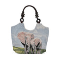 Beige Cat Pattern 35% Polyester and 65% Cotton Tote Bag (17.3"x4.7"x11.4") - Sticky add to cart bar