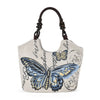Off White Butterfly Print