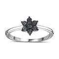 Blue Diamond (IR) Accent Star Ring in Sterling Silver (Size 7.0) - Sticky add to cart bar