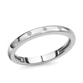 Diamond Accent Ring in Platinum Over Sterling Silver (Size 6) 0.05 ctw - Sticky add to cart bar