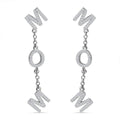 Moissanite 1.00 ctw Earrings in Platinum Over Sterling Silver - Sticky add to cart bar