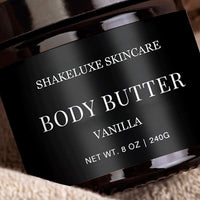 ShakeLuxe Warm Vanilla Body Butter 8 oz