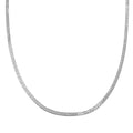 Herringbone Chain Necklace in Sterling Silver 20 Inches 6.50 Grams - Sticky add to cart bar
